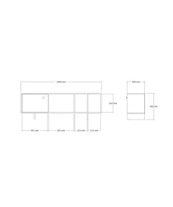 Hanah Home Tv Stativ Veronica