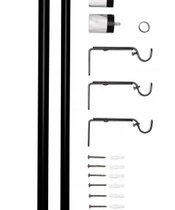Hasta Gardinstang-sett Anna 110-200 cm