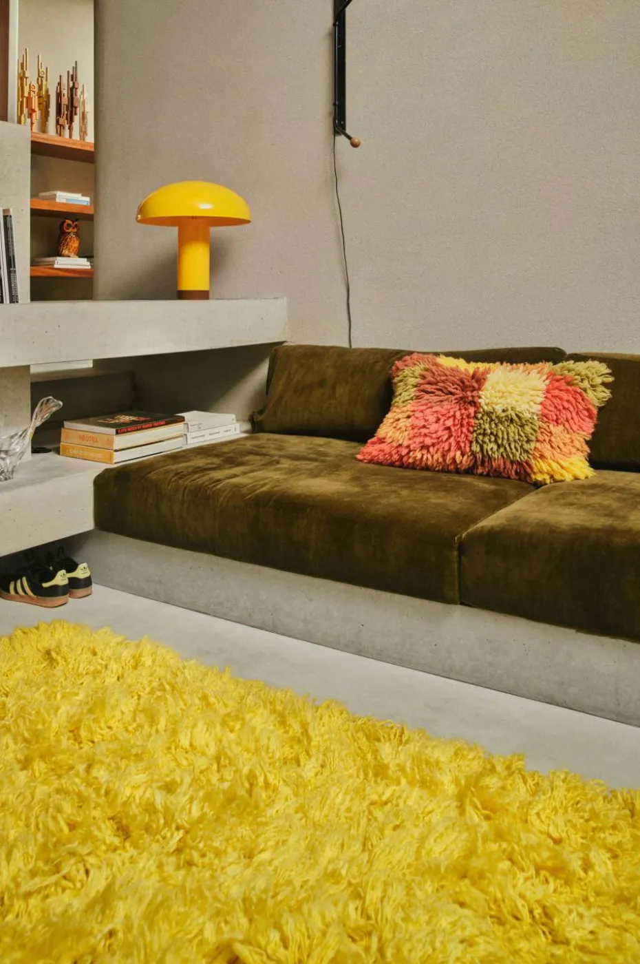 HKliving Fluffy teppe (150x240 cm)