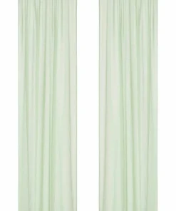 &Home Gardin med multibånd Mila 2-pk