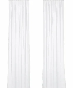 &Home Gardin med multibånd Mila 2-pk