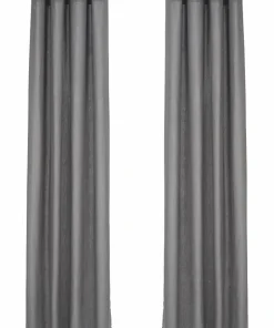 &Home 2-pk gardinlengder med maljer, i halvpanama