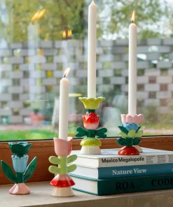 &k Amsterdam Lysestake Blume ekstra stor