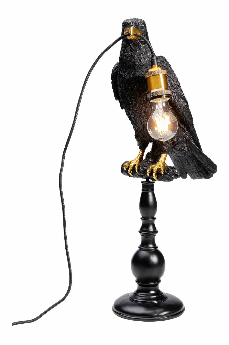 KARE Design Bordlampe Sittende Kråke