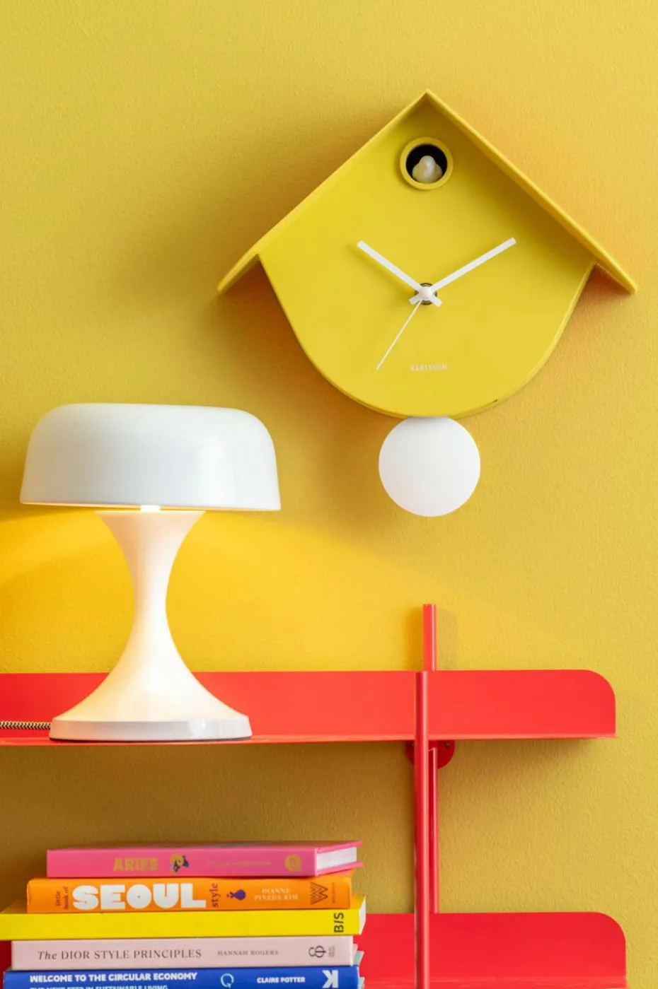 Karlsson Veggklokke Cool Retro Cuckoo