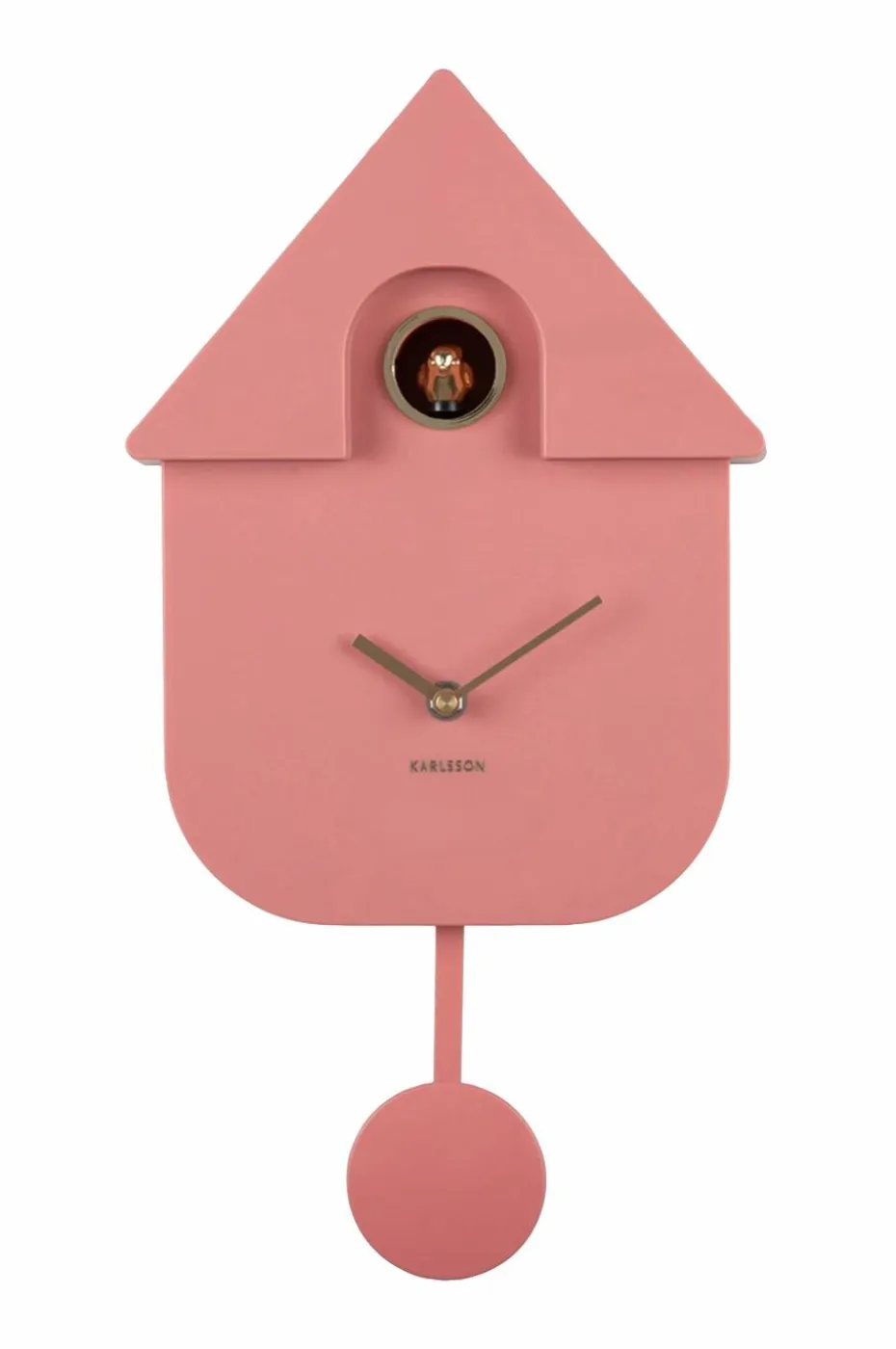 Karlsson Veggklokke Modern Cuckoo Oro