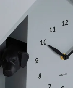 Karlsson Veggklokke Peeking Doggy
