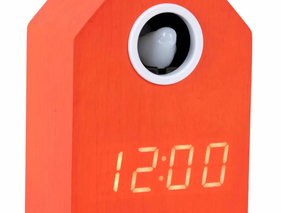 Karlsson Vekkerklokke Cuckoo -LED