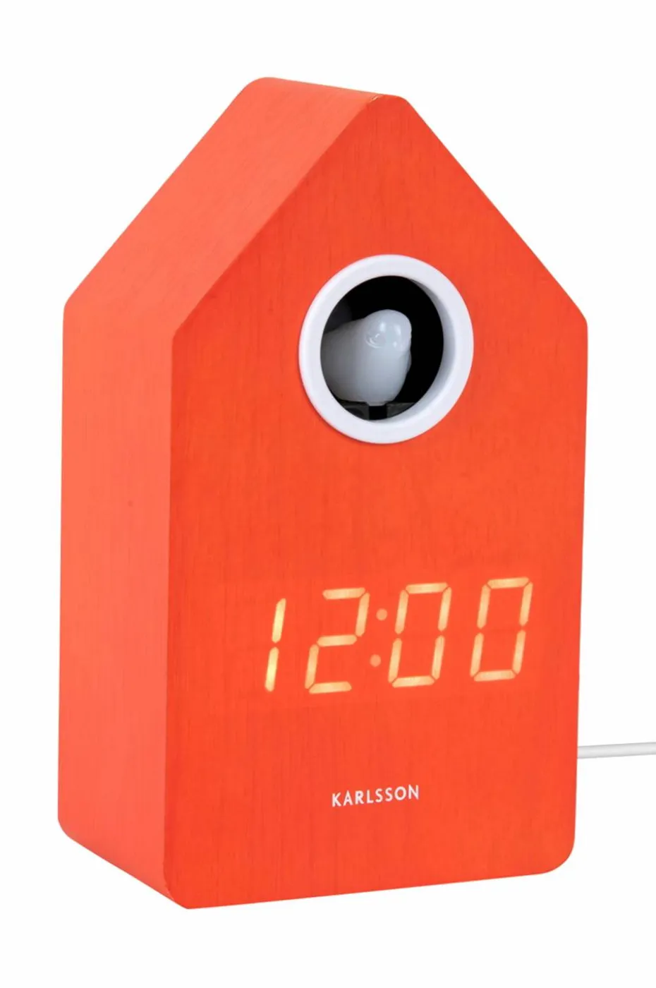 Karlsson Vekkerklokke Cuckoo -LED
