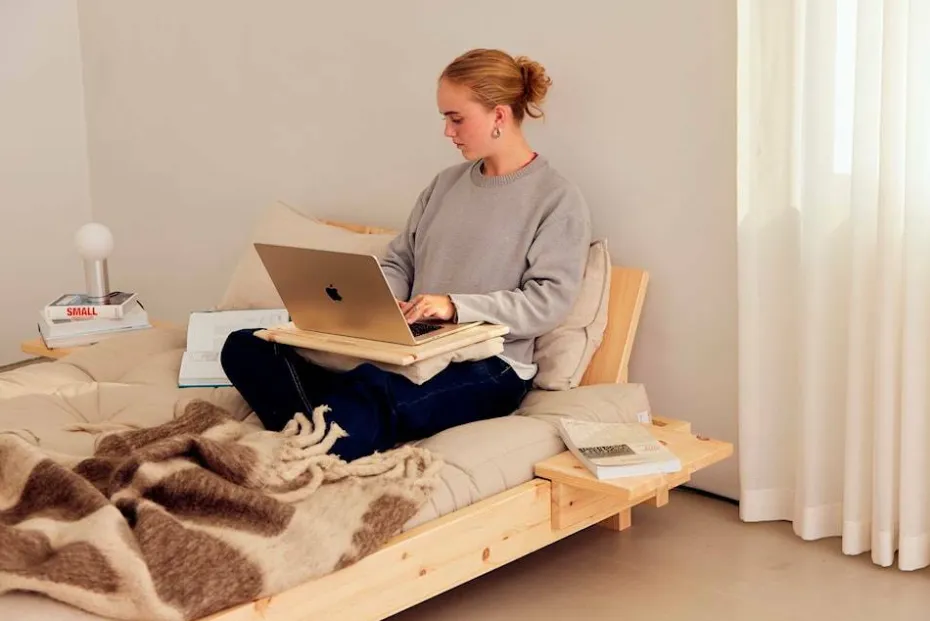 Karup Social Seng m. 2 Pcs Back Rests And 2 Pcs Side Tables