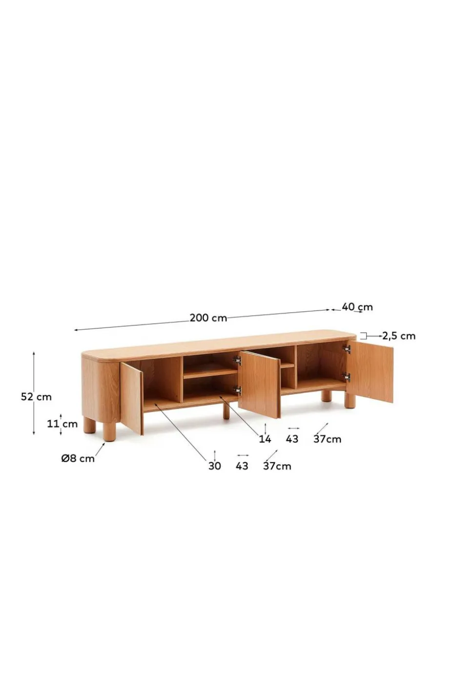 Kave Home Tv-bord - salaya