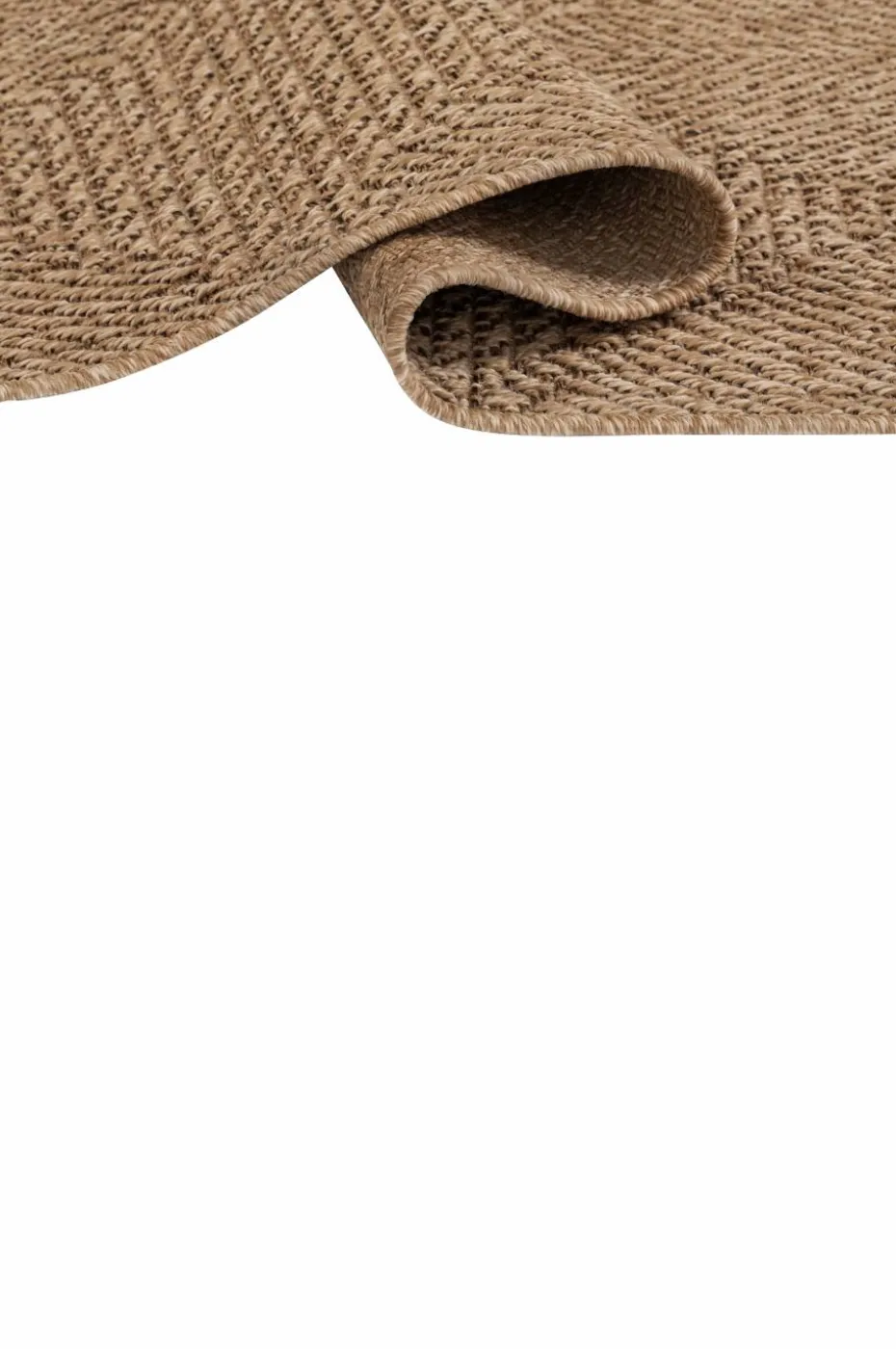 KM Home Flatvevd teppe Natural