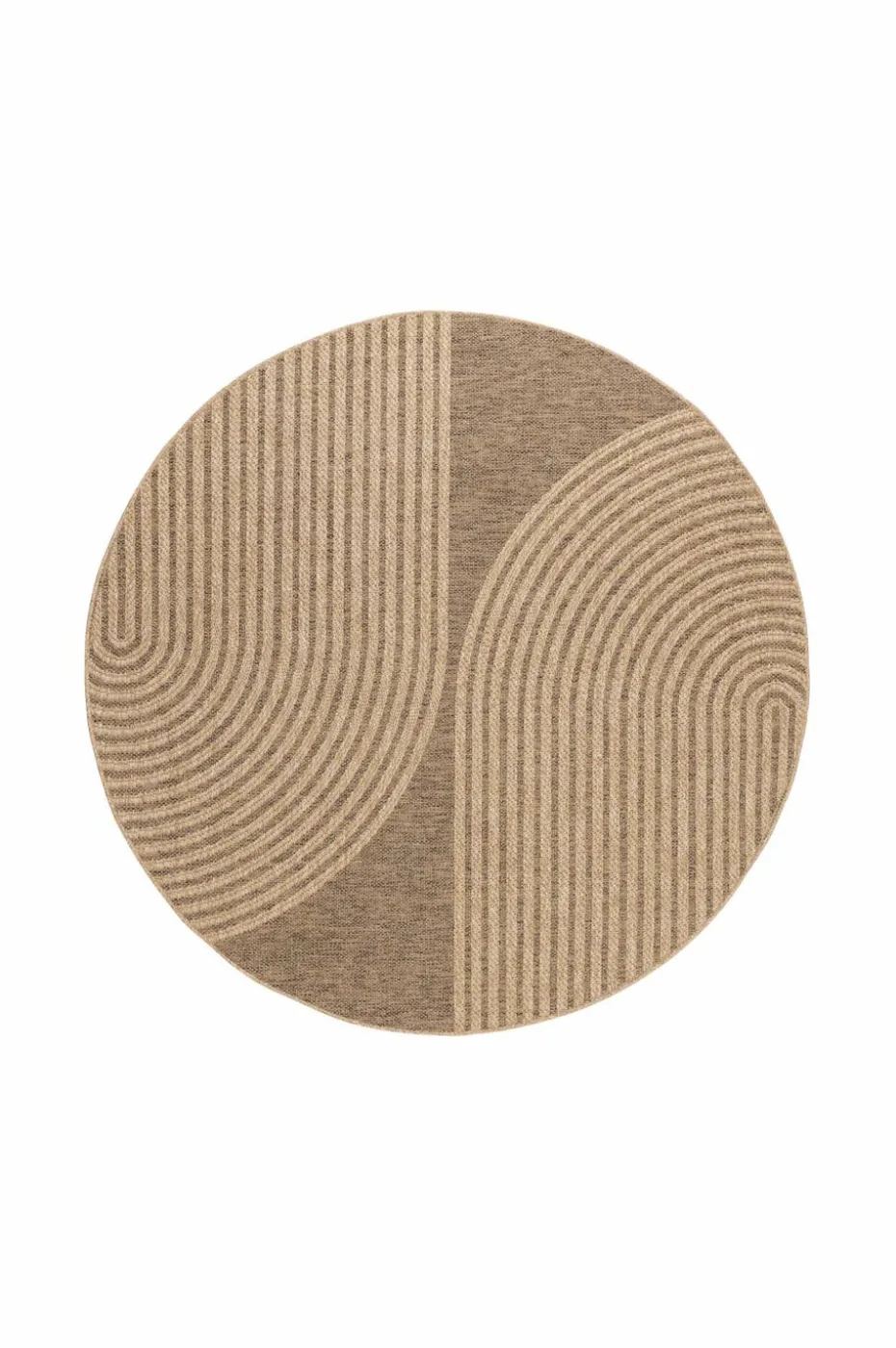 KM Home Flatvevd teppe Natural
