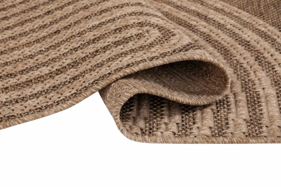 KM Home Flatvevd teppe Natural