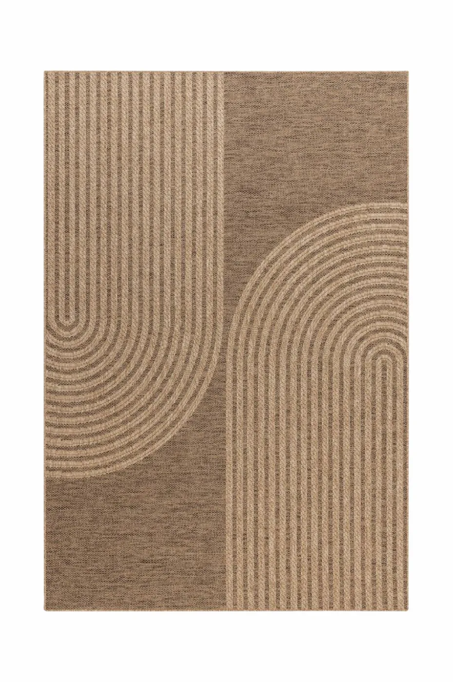 KM Home Flatvevd teppe Natural