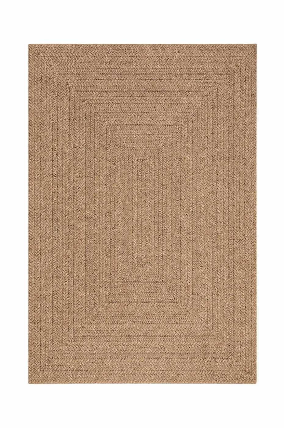 KM Home Flatvevd teppe Natural