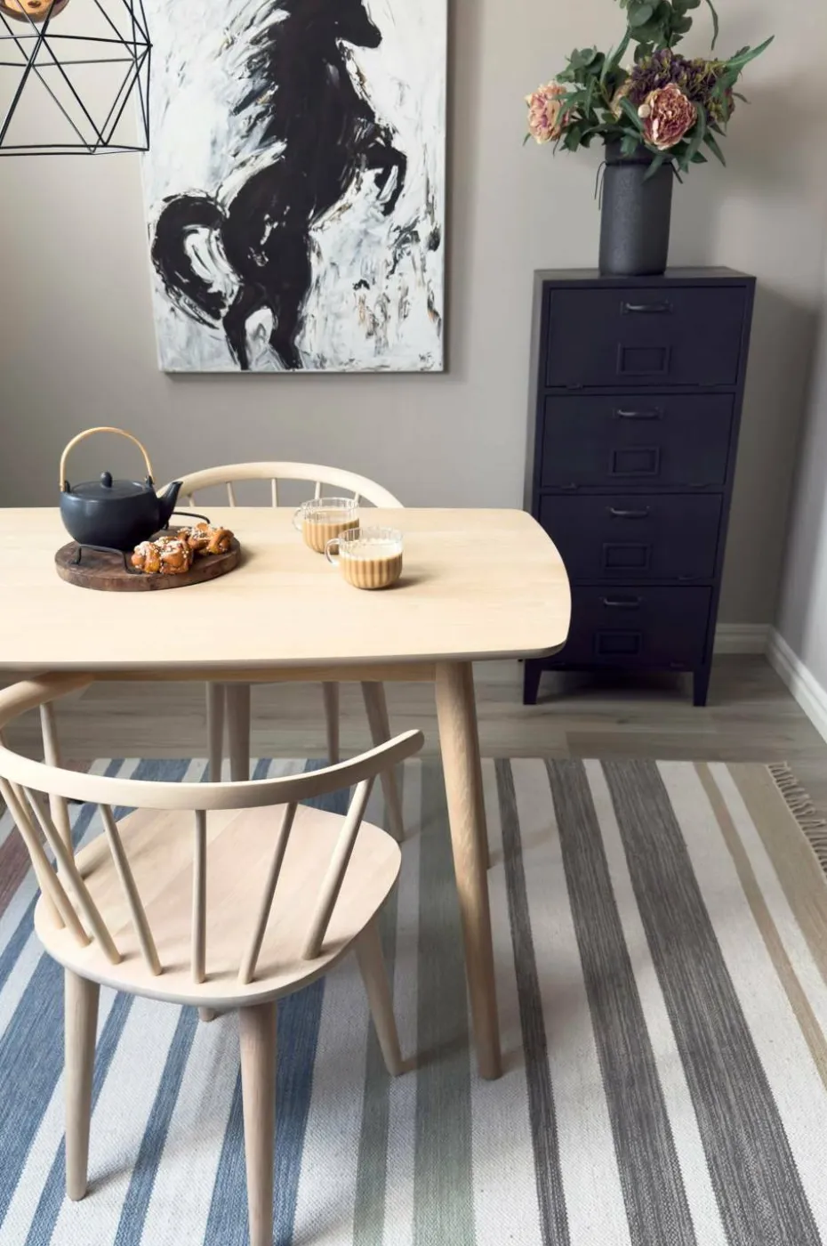 KM Home Teppe i bomull Pastell
