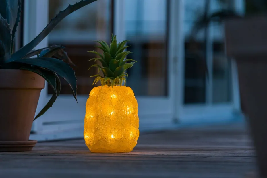 Konstsmide Ananas LED høyde 26 cm