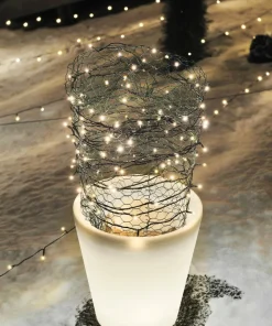 Konstsmide Blomsterpotte Assisi liten LED 28 cm