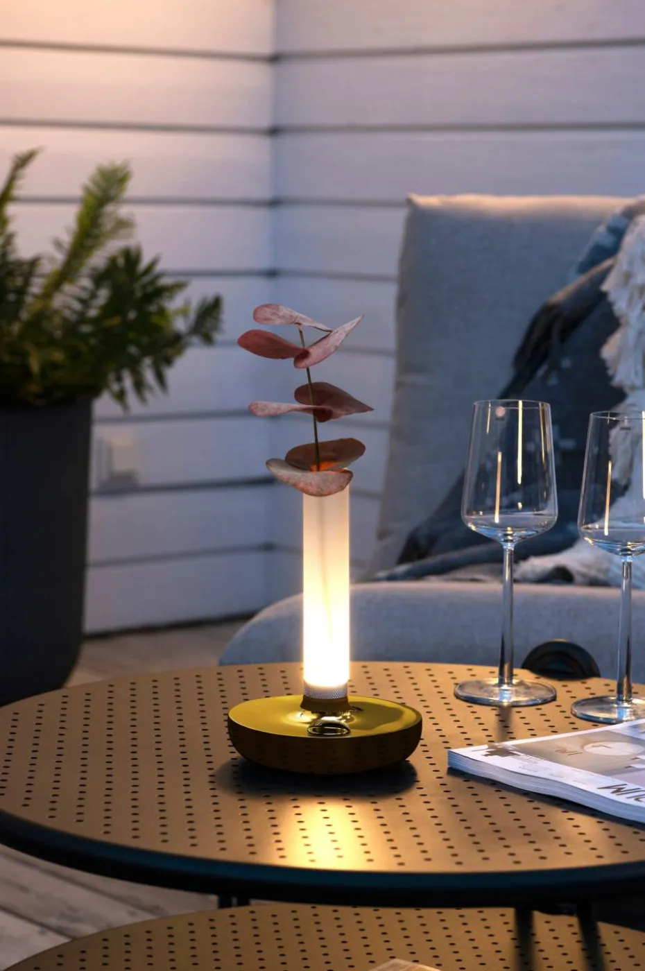 Konstsmide Bordlampe Biarritz USB