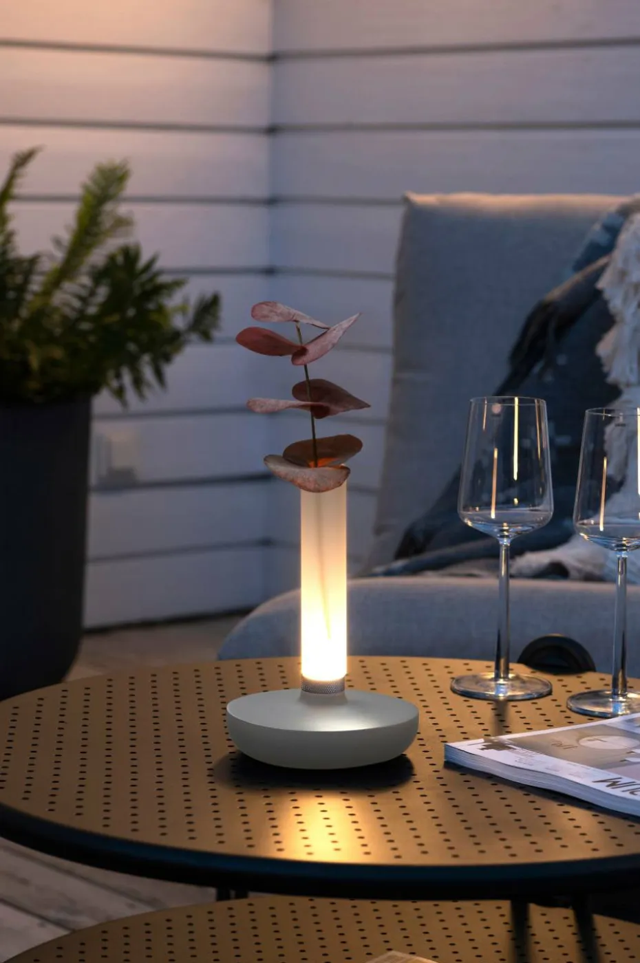 Konstsmide Bordlampe Biarritz USB