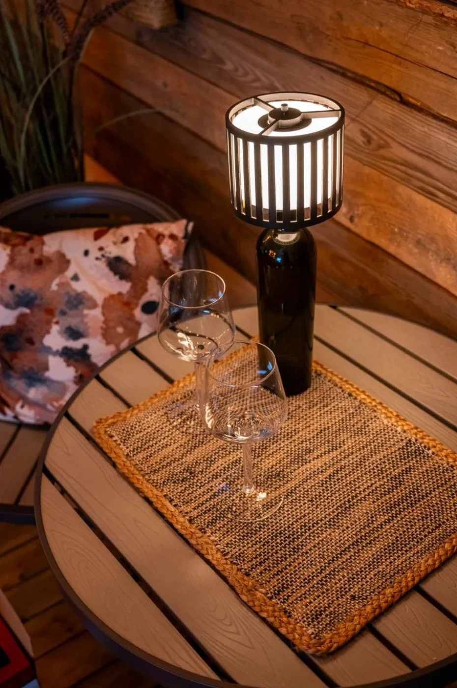 Konstsmide Bordlampe Bottle Usb 28 cm