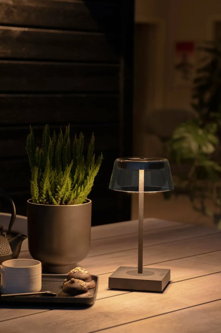 Konstsmide Bordlampe Scilla USB 36 cm