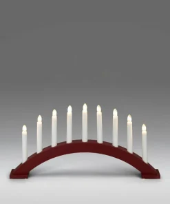 Konstsmide Lysestake i tre 9 pærer 25,5 cm