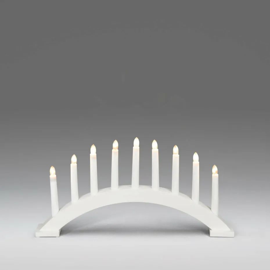 Konstsmide Lysestake i tre 9 pærer 25,5 cm