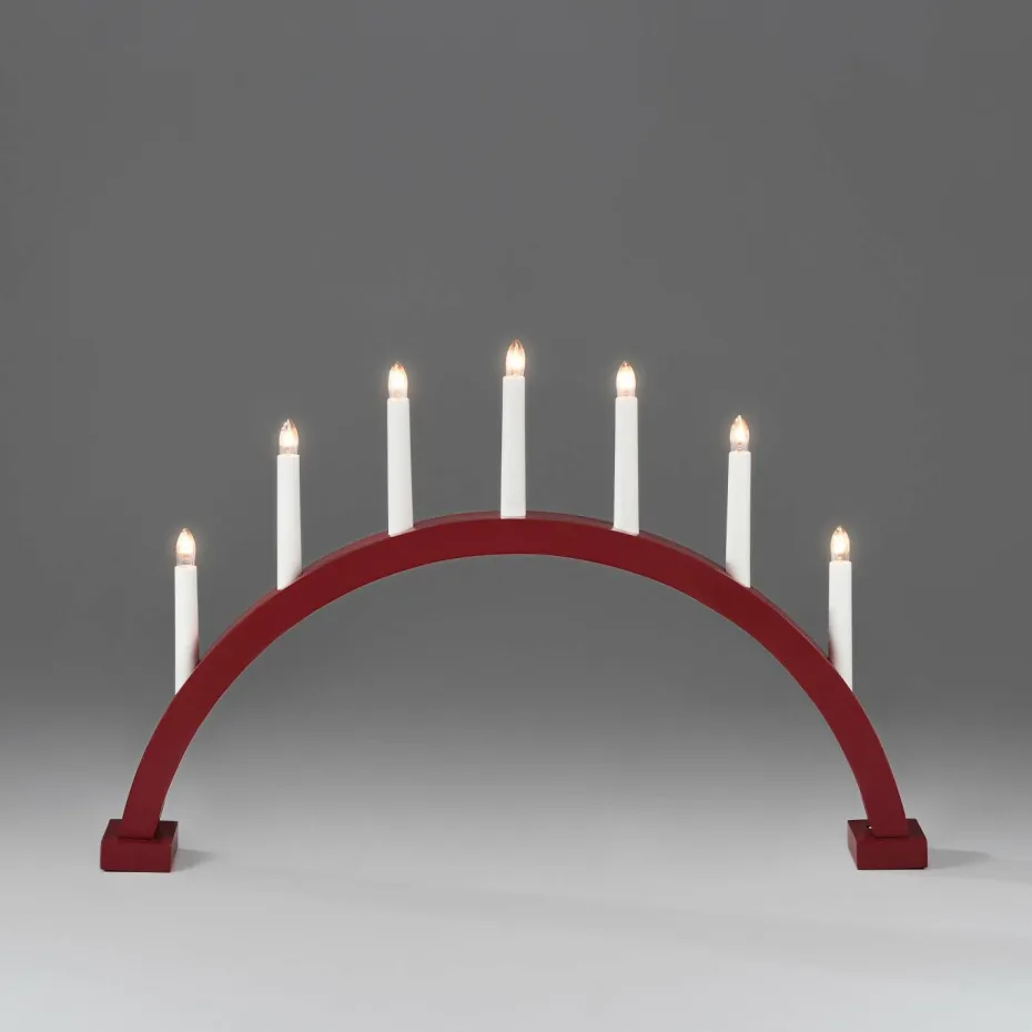 Konstsmide Lysestake i tre 38,5 cm