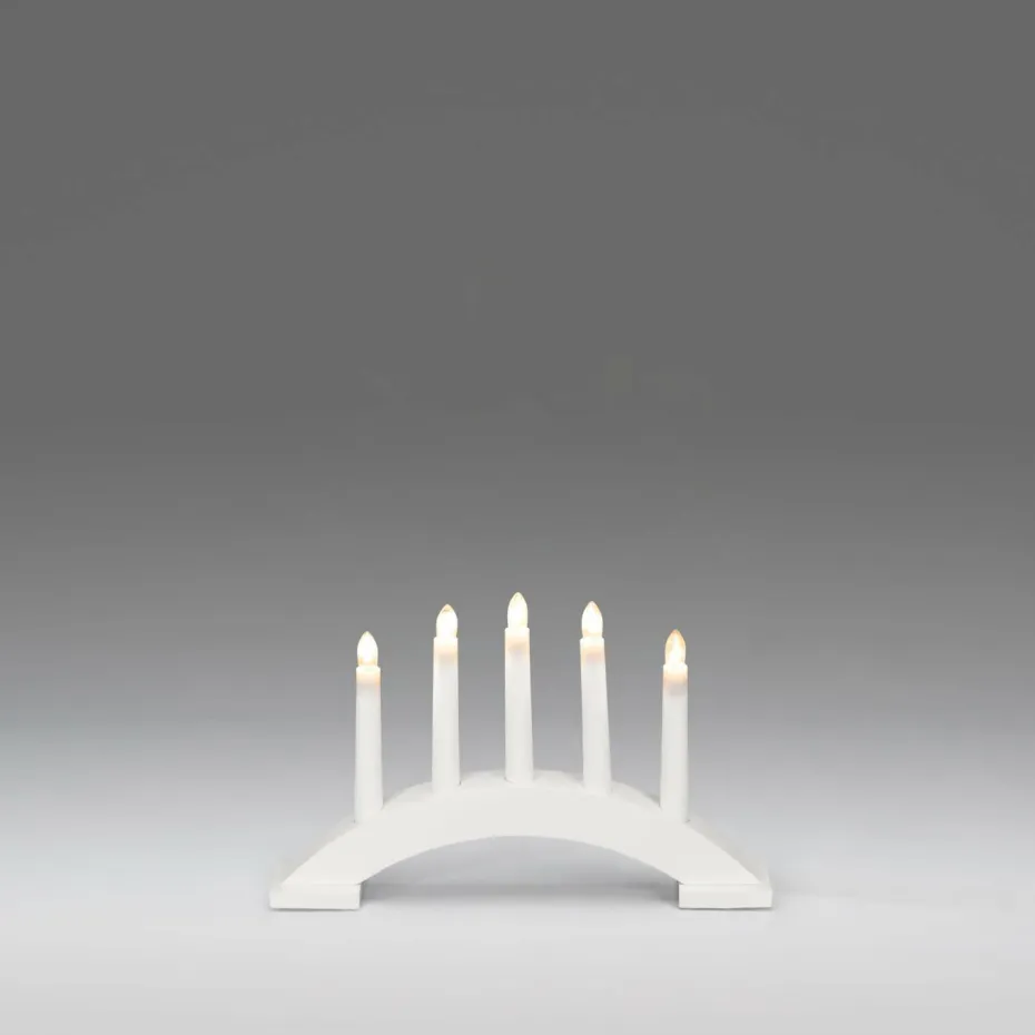 Konstsmide Lysestake tre 5 pærer 21,5 cm