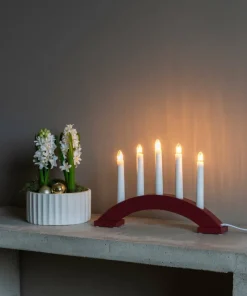 Konstsmide Lysestake tre 5 pærer 21,5 cm