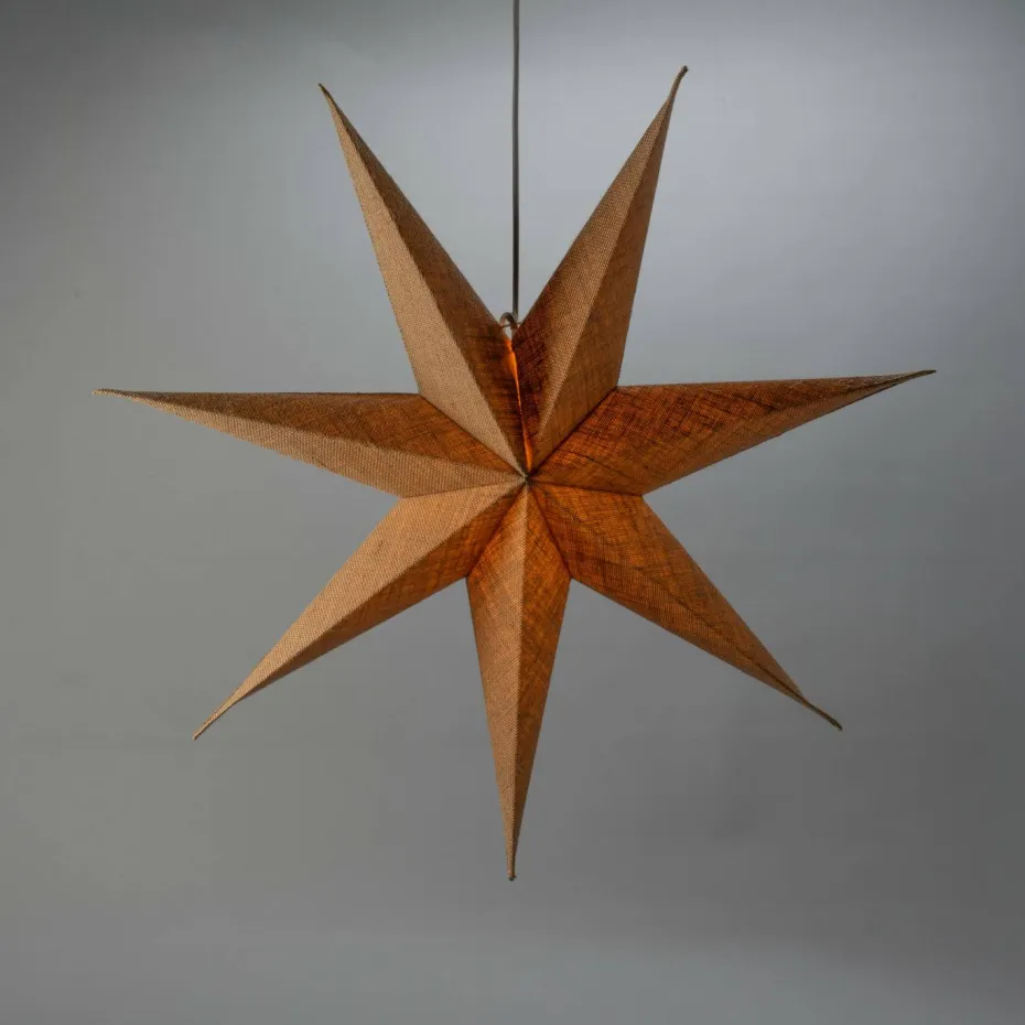 Konstsmide Papirstjerne 60cm hamp