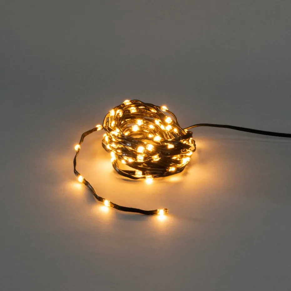 Konstsmide ShineLine 100 amber LED 5m