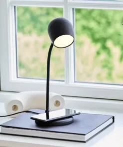 Kreafunk LED-lampe/høyttaler/Qi Ellie