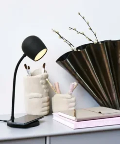 Kreafunk LED-lampe/høyttaler/Qi Ellie