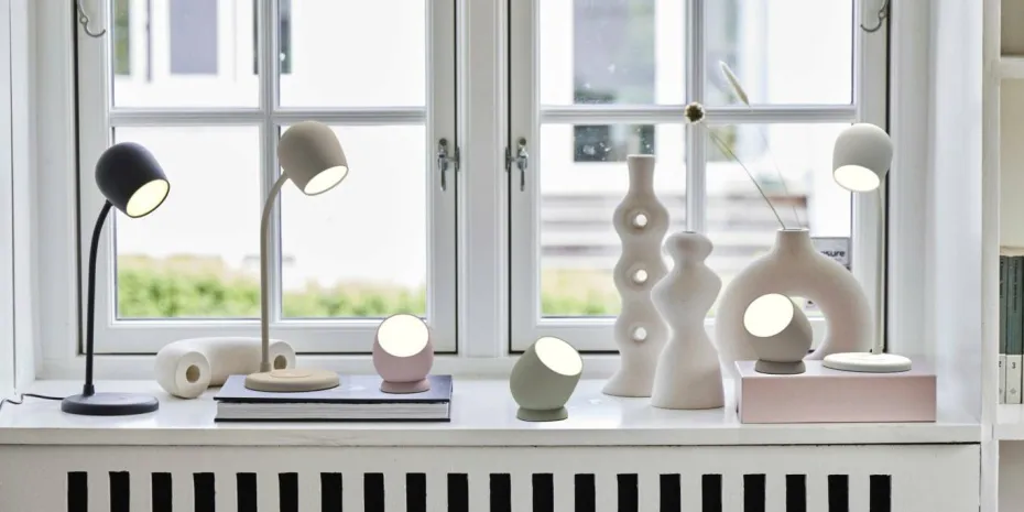 Kreafunk LED-lampe/høyttaler/Qi Ellie