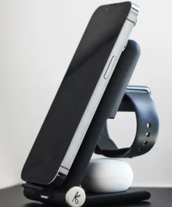 Kreafunk Trådløst Ladestativ 3 enheter reCHARGE+