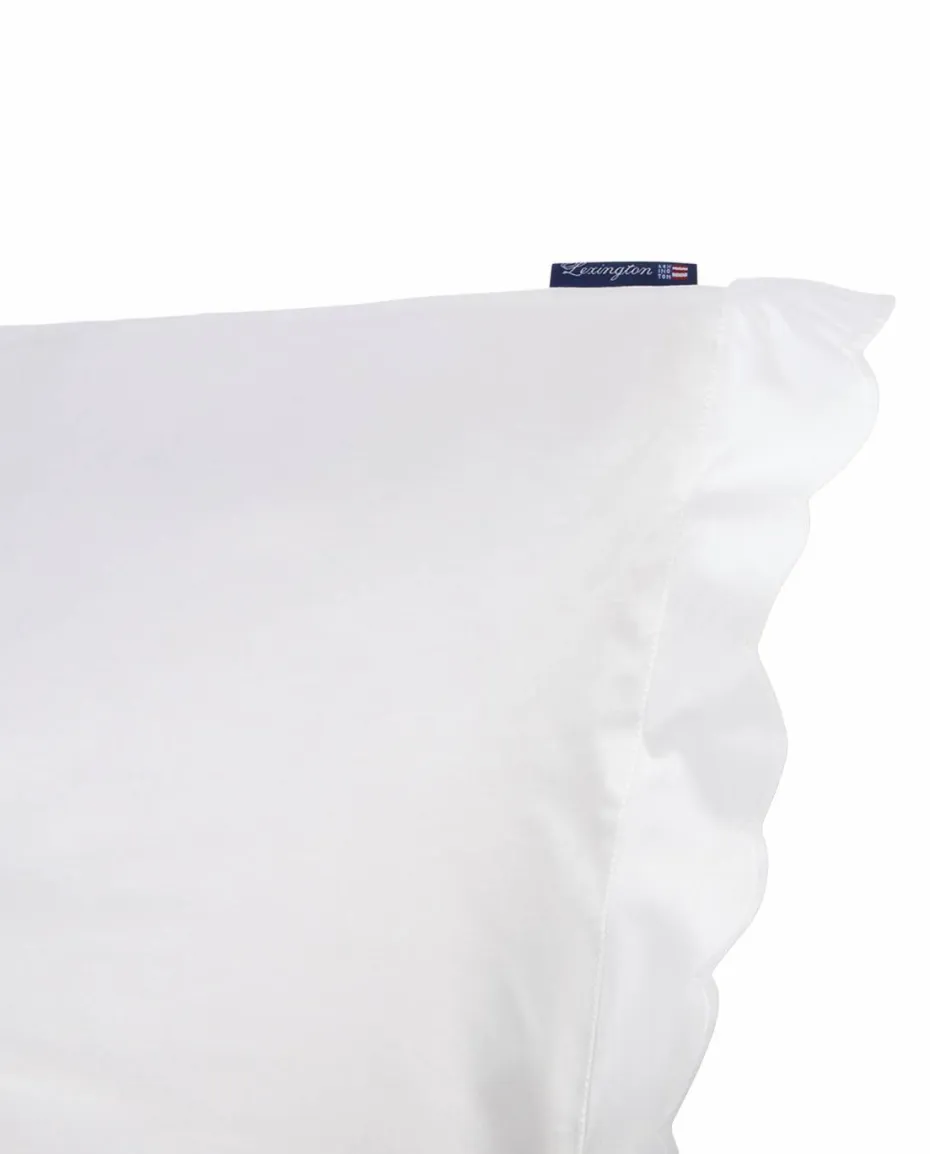 Lexington Putetrekk Cotton Percale Scallop Wing