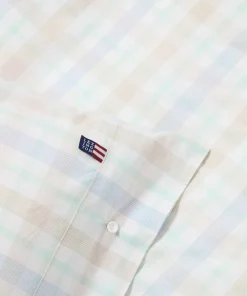 Lexington Sengesett Checked Cotton Percale