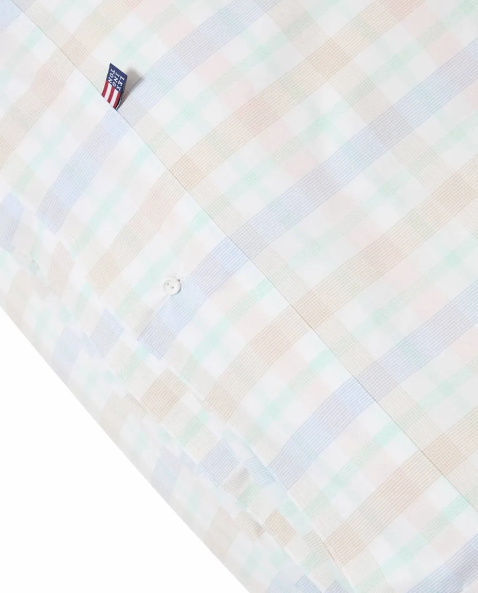 Lexington Sengesett Checked Cotton Percale