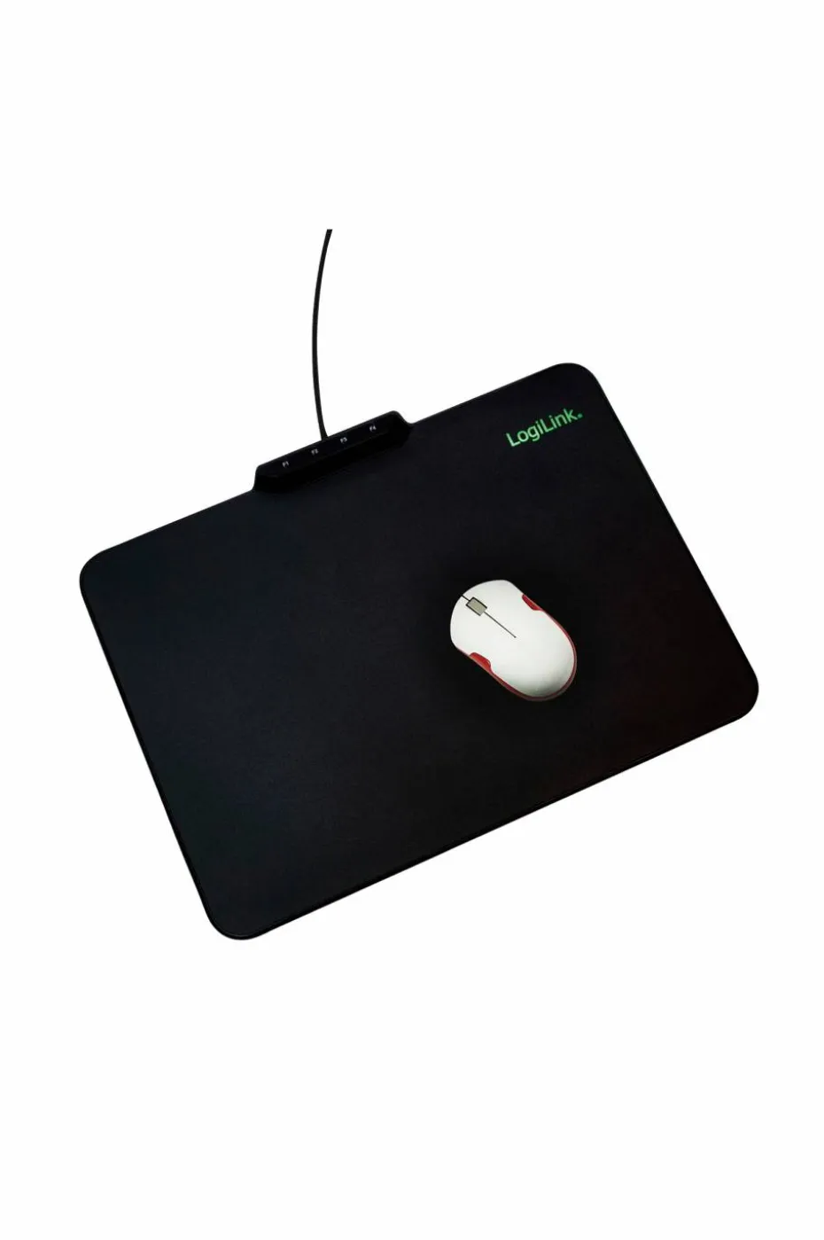 LogiLink Gaming Musematte med LED-belysning