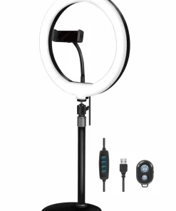 LogiLink Ring Light for Smartphone Ø 25 cm med bordstativ