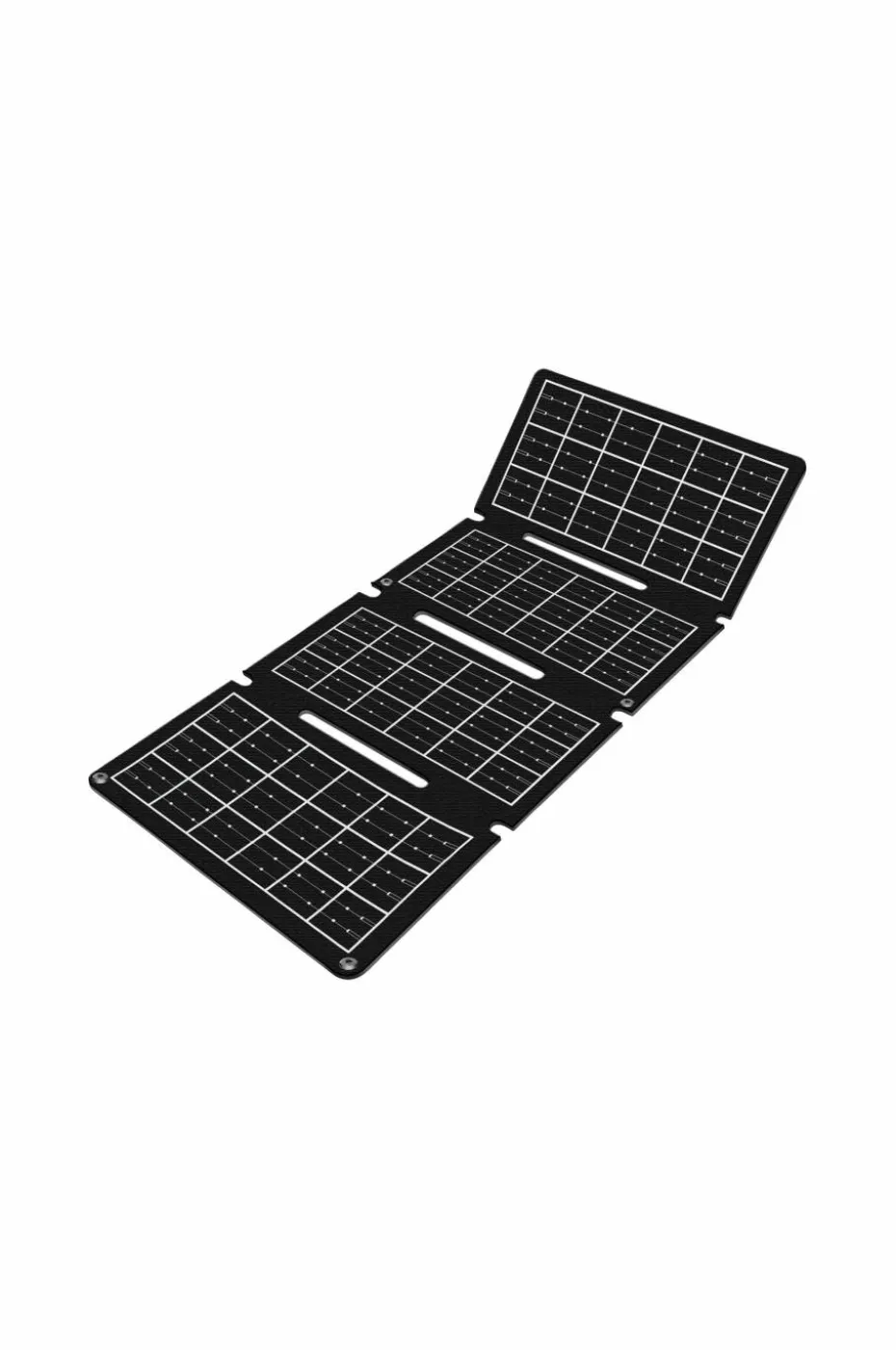 LogiLink Sammenleggbar solcellepanel 1x USB-C, 1 x USB-A 15w