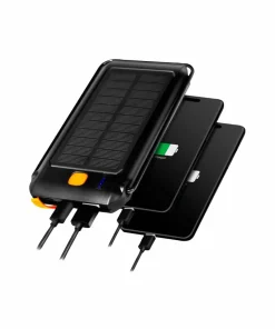 LogiLink Solcelle-Powerbank 10 000 mAh PD 18W