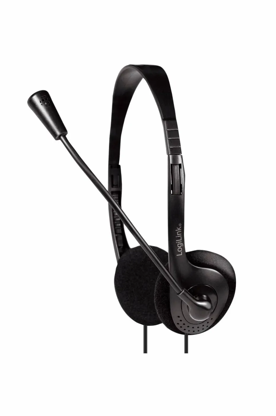 LogiLink Stereo PC-hodesett med mikrofon