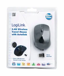 LogiLink Trådløs optisk mus 3-knapper