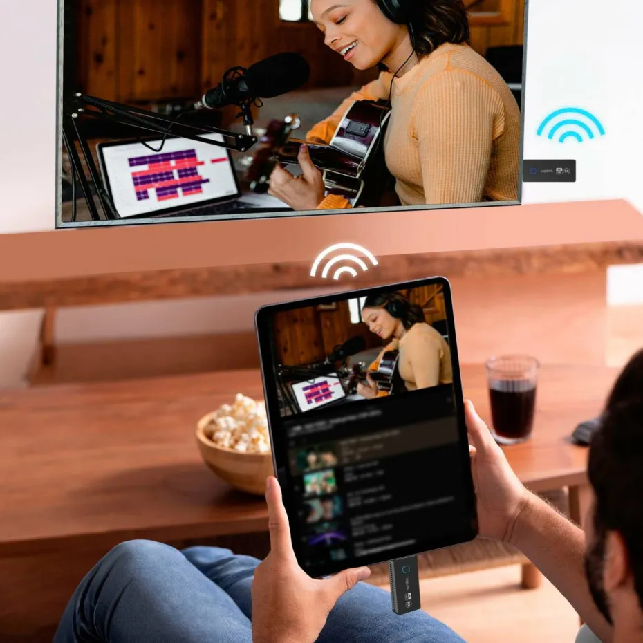 LogiLink Trådløs overføring USB-C til HDMI 4k 60 Hz