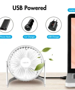 LogiLink USB bordvifte ø 12,7 cm