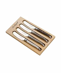 Lou Laguiole Smørkniver Tradition 4-pk